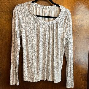 Jacqueline Smith polkadot blouse size small